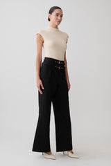 Sonny Short Sleeve Knit Top - Cream